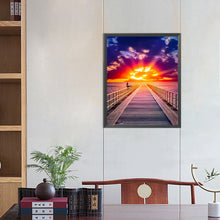 Load image into Gallery viewer, Sunset Strip 40*50CM (canvas) Full Round AB Drill Diamond Painting
