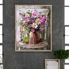 Load image into Gallery viewer, Bouquet On Chair 40*50CM (canvas) Full Square Drill Diamond Painting
