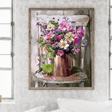 Load image into Gallery viewer, Bouquet On Chair 40*50CM (canvas) Full Square Drill Diamond Painting
