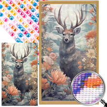 Load image into Gallery viewer, Deer 40*70CM (canvas) Full Round AB Drill Diamond Painting
