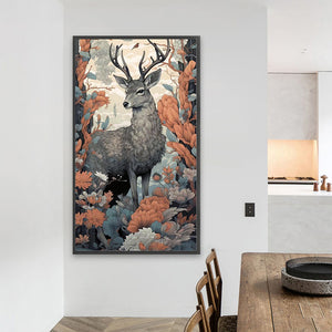 Deer 40*70CM (canvas) Full Round AB Drill Diamond Painting