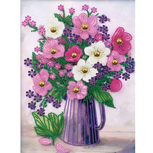 Load image into Gallery viewer, Vase Bouquet 30*40CM (canvas) Partial Special-Shaped Drill Diamond Painting
