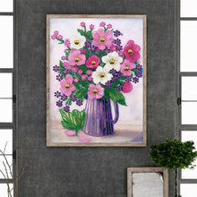 Load image into Gallery viewer, Vase Bouquet 30*40CM (canvas) Partial Special-Shaped Drill Diamond Painting
