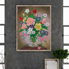 Load image into Gallery viewer, Vase Bouquet 30*40CM (canvas) Partial Special-Shaped Drill Diamond Painting
