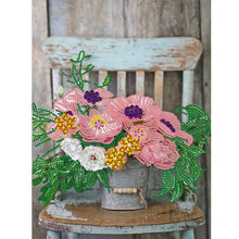 Load image into Gallery viewer, Bouquet On Chair 30*40CM (canvas) Partial Special-Shaped Drill Diamond Painting
