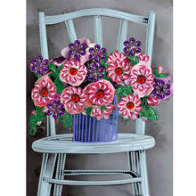 Load image into Gallery viewer, Bouquet On Chair 30*40CM (canvas) Partial Special-Shaped Drill Diamond Painting
