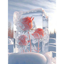 Load image into Gallery viewer, Ice Cube Rose 30*40CM (canvas) Full Round Drill Diamond Painting
