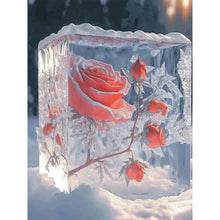 Load image into Gallery viewer, Ice Cube Rose 30*40CM (canvas) Full Round Drill Diamond Painting
