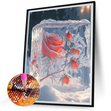 Load image into Gallery viewer, Ice Cube Rose 30*40CM (canvas) Full Round Drill Diamond Painting
