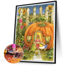 Load image into Gallery viewer, Pumpkin House 30*40CM (canvas) Full Round Drill Diamond Painting
