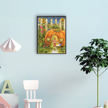 Load image into Gallery viewer, Pumpkin House 30*40CM (canvas) Full Round Drill Diamond Painting
