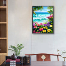 Load image into Gallery viewer, Flowers On The Coast 30*40CM (canvas) Full Round Drill Diamond Painting
