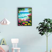 Load image into Gallery viewer, Flowers On The Coast 30*40CM (canvas) Full Round Drill Diamond Painting
