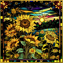 Load image into Gallery viewer, Autumn Sunflowers 50*50CM (canvas) Full Round Drill Diamond Painting
