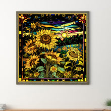 Load image into Gallery viewer, Autumn Sunflowers 50*50CM (canvas) Full Round Drill Diamond Painting
