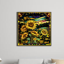 Load image into Gallery viewer, Autumn Sunflowers 50*50CM (canvas) Full Round Drill Diamond Painting
