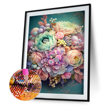 Load image into Gallery viewer, Fresh Bouquet 30*40CM (canvas) Full Round Drill Diamond Painting
