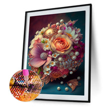 Load image into Gallery viewer, Fresh Bouquet 30*40CM (canvas) Full Round Drill Diamond Painting
