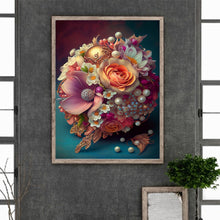 Load image into Gallery viewer, Fresh Bouquet 30*40CM (canvas) Full Round Drill Diamond Painting
