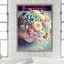 Load image into Gallery viewer, Fresh Bouquet 30*40CM (canvas) Full Round Drill Diamond Painting
