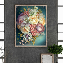 Load image into Gallery viewer, Fresh Bouquet 30*40CM (canvas) Full Round Drill Diamond Painting
