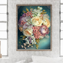 Load image into Gallery viewer, Fresh Bouquet 30*40CM (canvas) Full Round Drill Diamond Painting
