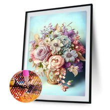 Load image into Gallery viewer, Fresh Bouquet 30*40CM (canvas) Full Round Drill Diamond Painting
