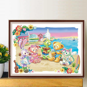 Stella And Lena Belle 40*30CM (canvas) Full Round Drill Diamond Painting