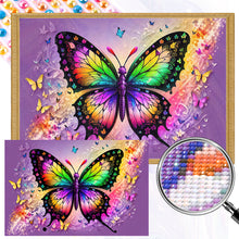 Load image into Gallery viewer, Colorful Butterfly 60*40CM (canvas) Full Round AB Drill Diamond Painting
