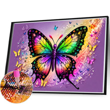 Load image into Gallery viewer, Colorful Butterfly 60*40CM (canvas) Full Round AB Drill Diamond Painting
