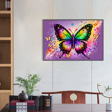 Load image into Gallery viewer, Colorful Butterfly 60*40CM (canvas) Full Round AB Drill Diamond Painting
