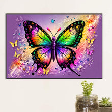 Load image into Gallery viewer, Colorful Butterfly 60*40CM (canvas) Full Round AB Drill Diamond Painting
