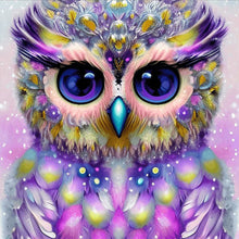 Load image into Gallery viewer, Owl 40*40CM (canvas) Full Round AB Drill Diamond Painting
