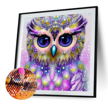 Load image into Gallery viewer, Owl 40*40CM (canvas) Full Round AB Drill Diamond Painting
