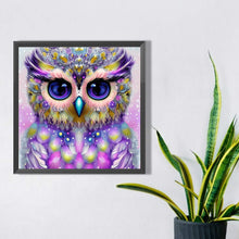 Load image into Gallery viewer, Owl 40*40CM (canvas) Full Round AB Drill Diamond Painting
