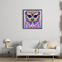 Load image into Gallery viewer, Owl 40*40CM (canvas) Full Round AB Drill Diamond Painting
