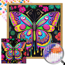 Load image into Gallery viewer, Butterfly 40*40CM (canvas) Full Round AB Drill Diamond Painting
