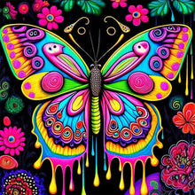 Load image into Gallery viewer, Butterfly 40*40CM (canvas) Full Round AB Drill Diamond Painting
