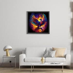 Phoenix 40*40CM (canvas) Full Round AB Drill Diamond Painting