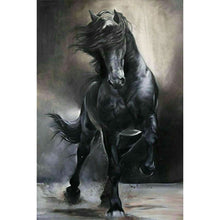 Load image into Gallery viewer, Black And White Galloping Horse 40*60CM (canvas) Full Square Drill Diamond Painting
