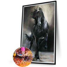 Load image into Gallery viewer, Black And White Galloping Horse 40*60CM (canvas) Full Square Drill Diamond Painting
