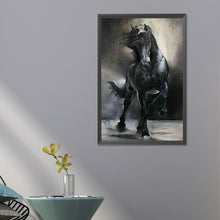 Load image into Gallery viewer, Black And White Galloping Horse 40*60CM (canvas) Full Square Drill Diamond Painting
