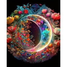 Load image into Gallery viewer, Dreamy Moonlight Flowers 40*50CM (canvas) Full Round AB Drill Diamond Painting
