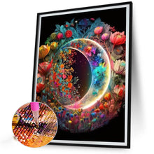 Load image into Gallery viewer, Dreamy Moonlight Flowers 40*50CM (canvas) Full Round AB Drill Diamond Painting
