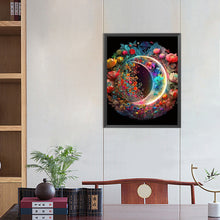 Load image into Gallery viewer, Dreamy Moonlight Flowers 40*50CM (canvas) Full Round AB Drill Diamond Painting
