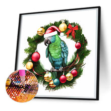 Load image into Gallery viewer, Small Animal Garland Parrot 30*30CM (canvas) Full Round Drill Diamond Painting
