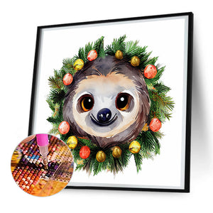 Critter Garland Sloth 30*30CM (canvas) Full Round Drill Diamond Painting