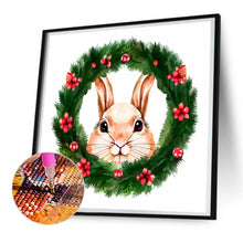 Load image into Gallery viewer, Small Animal Garland Bunny 30*30CM (canvas) Full Round Drill Diamond Painting
