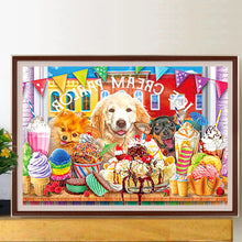 Load image into Gallery viewer, Puppy Life 70*50CM (canvas) Full Square Drill Diamond Painting
