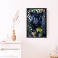 Load image into Gallery viewer, Black Panther 40*60CM (canvas) Full Round AB Drill Diamond Painting
